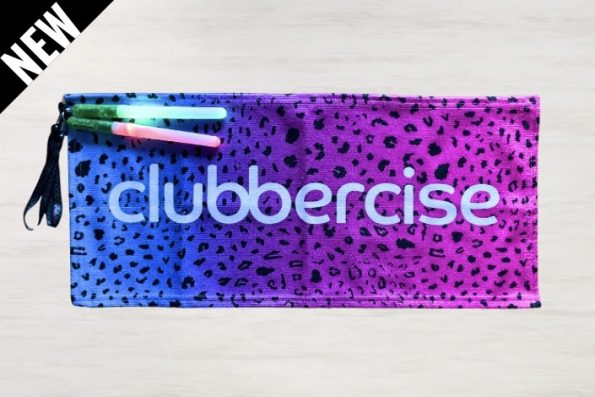 NEON LEOPARD Small Workout Towel