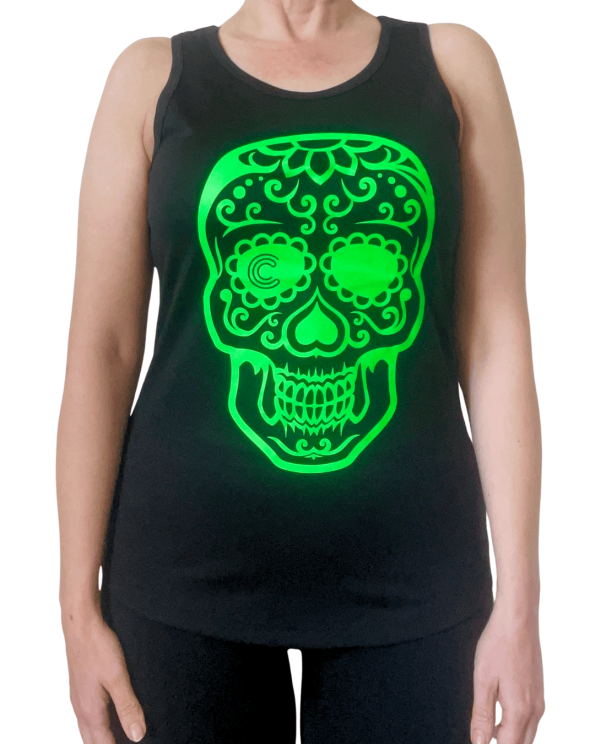 NEONSKULL-BlackRacerback-Front