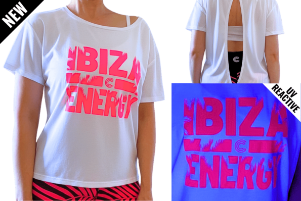 IBIZA PALM WHITE Tee Shop Collage