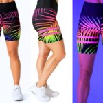 NEW NEON PALM Shorts Shop Collage